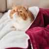 Bedsure GentleSoft Sherpa Fleece Throw Blanket Twin Size for Couch - Thick and Warm Throw for Girls and Women, Soft Fuzzy Plush Twin Christmas Blanket for Winter, Non-Heated, Red, 60x80 Inches view 2