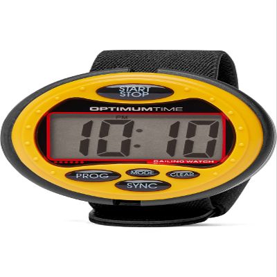 Optimum Time Series 3 Sailing Watch in Yellow - Water Resistant Race Timer for Sailing