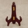 Feng Shui Import 4" Rosewood Wooden Easel Plate Display Stand Holder view 1