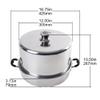 Kitchen Crop Steam Canner with Temperature Indicator (Aluminum Steam Canner) view 4