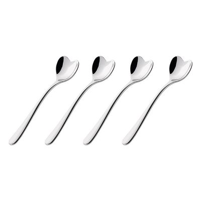 Alessi AMMI08SET "Il Caffe'Alessi" 4 Piece Spoon Set, Silver