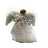 KSA 12" Lighted LED Fiber Optic White and Silver Angel Christmas Tree Topper view 1