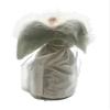 KSA 12" Lighted LED Fiber Optic White and Silver Angel Christmas Tree Topper view 3