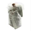 KSA 12" Lighted LED Fiber Optic White and Silver Angel Christmas Tree Topper view 4