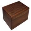 Tree of Life Hand-Carved Rosewood Urn Box - Large view 1