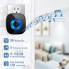 Wireless Doorbell, PHYSEN Classroom Door bell Chimes with Mute Mode - 58 Ringtones&5 Volume Levels Operating at 1300-ft Range LED Strobe, 2 Transmitters+3 Receivers Waterproof Doorbell Kit for Home view 2