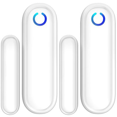 Fosmon 2 Pack WaveLink 51018HOM Add-On Door Contact Sensor Unit (No Receiver) - White