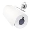 HASKO Accessories - Suction Cup Paper Towel Holder- Chrome Plated Stainless Steel Bar for Bathroom & Kitchen (Chrome) view 1