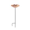 Achla Designs Hammered Copper Birdbath Bowl with Stake view 1