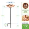 Achla Designs Hammered Copper Birdbath Bowl with Stake view 4