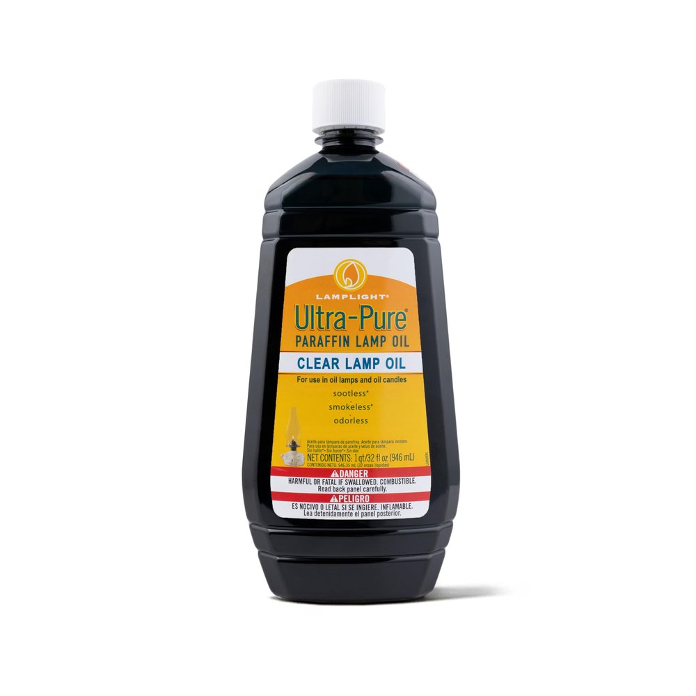 Lamplight Ultra-Pure Lamp Oil, Clear, 32 Ounces (60009)