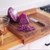 Ironwood Gourmet Double-Sided Countertop Lyon Pastry/Cutting Board With Gravy Groove, Acacia Wood 17.25 x 24 x 1.25 inches view 4