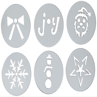 OXO Good Grips Cookie Press Holiday Disk Set, Metallic