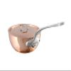 Mauviel M'Heritage 150 S 1.5mm Polished Copper & Stainless Steel Chef Pan With Lid, And Cast Stainless Steel Handle, 2.1-qt, Made In France view 1
