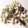 elegantmedical HANDMADE Large 20mm White howlite beads Home St.Benedict Wall Rosary Catholic cross/crucifix box GIFTS view 4