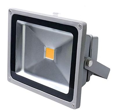 DC12-24V 50W LED Outdoor Flood Light Boat Deck Spotlight Waterproof Garden Garage Square Lawn Landscape Light Security Lights 4500LM Warm White