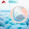 Comfort Spaces Coolmax Moisture Wicking Sheet Set Soft, Fade Resistant, All Elastic Deep Pocket Fits Up to 16" Mattress - Warm Weather Cooling Sheets for Night Sweats, Twin, White, 3 Piece view 2