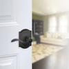 Schlage F40 ACC 716 CAM Accent Door Lever with Camelot Trim, Bed & Bath Privacy Lock, Aged Bronze view 2