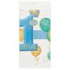 Blue 1st Birthday Plastic Tablecloth, 84" x 54" view 2