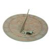 Whitehall Products Frog Sundial, Copper Verdi view 1