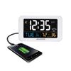 AcuRite Intelli-Time Digital Alarm Clock for Bedroom with USB Charger, Indoor Temperature and Humidity for Heavy Sleepers (13040CA) view 1
