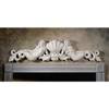 Design Toscano NG306790 Mermaid Pediment Overdoor Wall Decor Sculpture, 39 Inch, Polyresin, Ancient Ivory view 2