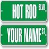 Custom Street Sign 4"x18" Aluminum view 2
