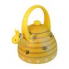 Whistling Tea Kettle for Stove Top Enamel on Steel Teakettle, Supreme Housewares Bee Hive Design Teapot Water Kettle Cute Kitchen Accessories Teteras (2.4 Quart, Bee Hive) view 1