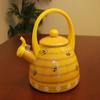 Whistling Tea Kettle for Stove Top Enamel on Steel Teakettle, Supreme Housewares Bee Hive Design Teapot Water Kettle Cute Kitchen Accessories Teteras (2.4 Quart, Bee Hive) view 3