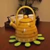 Whistling Tea Kettle for Stove Top Enamel on Steel Teakettle, Supreme Housewares Bee Hive Design Teapot Water Kettle Cute Kitchen Accessories Teteras (2.4 Quart, Bee Hive) view 4