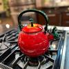 Whistling Tea Kettle for Stove Top Enamel on Steel Teakettle, Supreme Housewares Apple Design Teapot Water Kettle Cute Kitchen Accessories Teteras (1.6 Quart, Apple) view 2