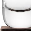 LSA International Whisky Renfrew Double Old Fashioned Tumbler 9.1 fl oz Clear & Walnut Coaster x 2 view 3