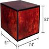 Unforgettable Urns - Large Adult Male or Female Cremation Urn for Human Ashes - Wooden Memorial Box for Ashes - Large (up to 250 lbs) - Montreaux-Memorial-Wood Burl Urn view 2