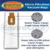 EnviroCare Replacement Micro Filtration Vacuum Cleaner Dust Bags for Oreck Type CC, XL. Fits All XL7, XL21, 2000's, 3000's, 4000's, 8000's, 9000's Series Model Upright Vacuum Cleaners 16 Pack view 2