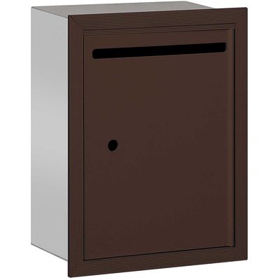 Salsbury Industries 2245ZU Standard Recessed Mounted Letter Box with USPS Access, Bronze