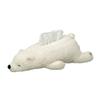 CHOOLD Super Soft Plush Polar Bear Tissue Box Cover Cute Paper Holder Napkin Box for Car Home Bathroom Kitchen Office(White Brown Pink) view 1