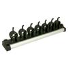 Casabella Wall Mount, Large, Black/Silver, Plastic/Metal, Storage Rack view 1
