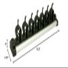 Casabella Wall Mount, Large, Black/Silver, Plastic/Metal, Storage Rack view 3