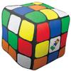 iscream Old School! Rubik's Cube Shaped 11" x 11" x 11" Accent Throw Pillow view 1