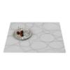 modern-twist 14 x 16 Silicone Placemat, BPA, PVC-Free Table Mat, Dishwasher Safe, Pebbles Print in Black, Pack of 1 view 1