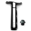 Le Creuset Wine Pump and 3 Stoppers, Black Nickel view 1