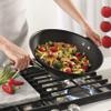 Circulon Symmetry Hard Anodized Nonstick Stir Fry / Wok Pan with Helper Handle - 14 Inch, Black view 4