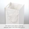 YAMAZAKI Home Veil Trash Can - Modern Open Top Garbage Waste Bin Basket with Handle - Abs Plastic - 2.5 Gallons, 10 Liters view 4