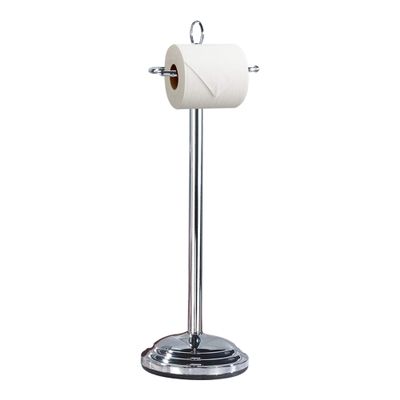 nu steel Standing Toilet Tissue Holder, Chrome