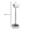 nu steel Standing Toilet Tissue Holder, Chrome view 2