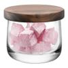 LSA CJ01 City Bowl & Walnut Lid 5in/H4.25in Clear view 2