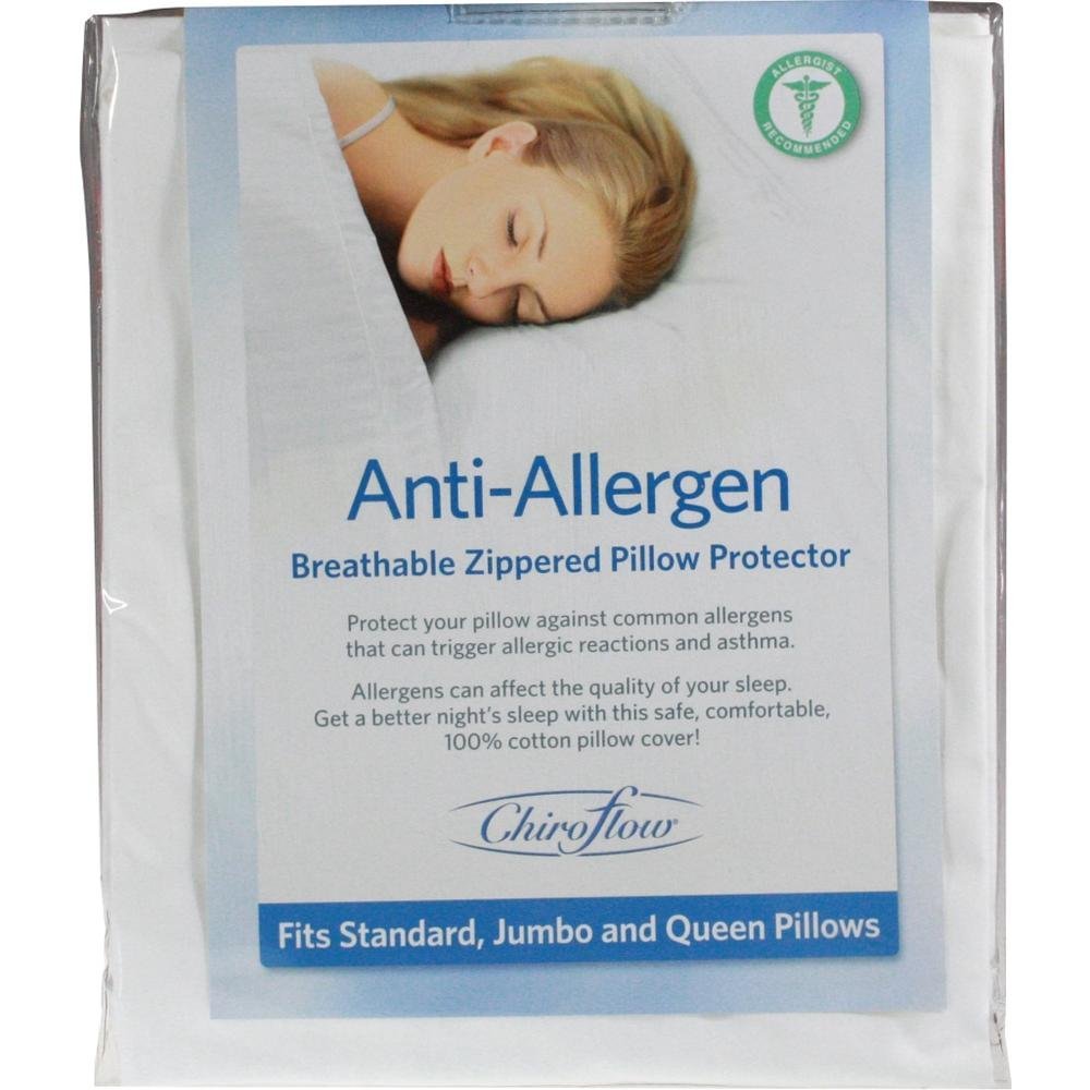 Mediflow, Chiroflow Anti-Allergen Breathable Zippered Pillow Protector