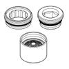 Grohe 13935000 Repair Parts, Chrome view 3