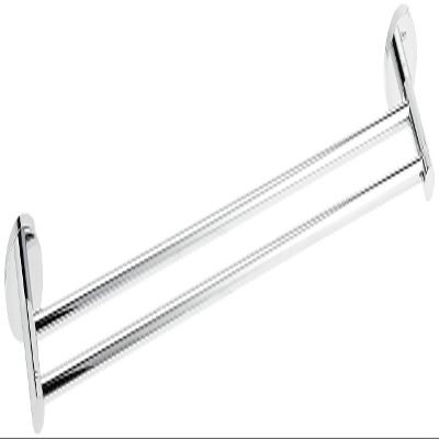 Grohe 40802001 Essentials Metal 7.28-in. Double Towel Rail, 26.182 x 4.725 x 2.363, Starlight Chrome