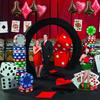Fun Express Jumbo Playing Cards Casino Theme Party Decorations - 6 Giant Card Cutouts 16.5" x 24" | Premium Cardstock Wall Decor for Poker Night, Vegas Birthday Parties & Game Night Celebrations view 2